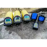 GEOMAX Kanalbaulaser Zeta 125G mit GEOMAX Kanalbaulaser Zeta 125s, Fernbedienung und Universalzieltafel