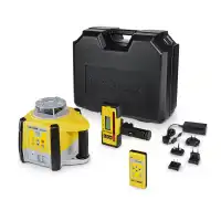 GEOMAX Rotationslaser Zone20 HV mit Koffer, Empfänger, Halter, Fernbedienung und Netzteil