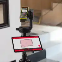 Nutzung des Leica DISTO X6 Laserdistanzmessgerät