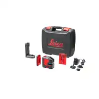 Leica LINO L2 Kreuzlinienlaser mit Koffer, Leica Twist 250 Adapter, Li-Ion Akku Zieltafel und Ladegerät