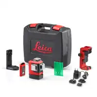 Leica LINO L6G Multi-Linienlaser mit Koffer, Leica Twist 250 Adapter, Li-Ion Akku, Zieltafel, Ladegerät und Wandhalter