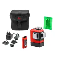 Leica L6Gs Multi-Linienlaser mit Tasche, Zieltafel, Ladegerät und Li-Ion Akku