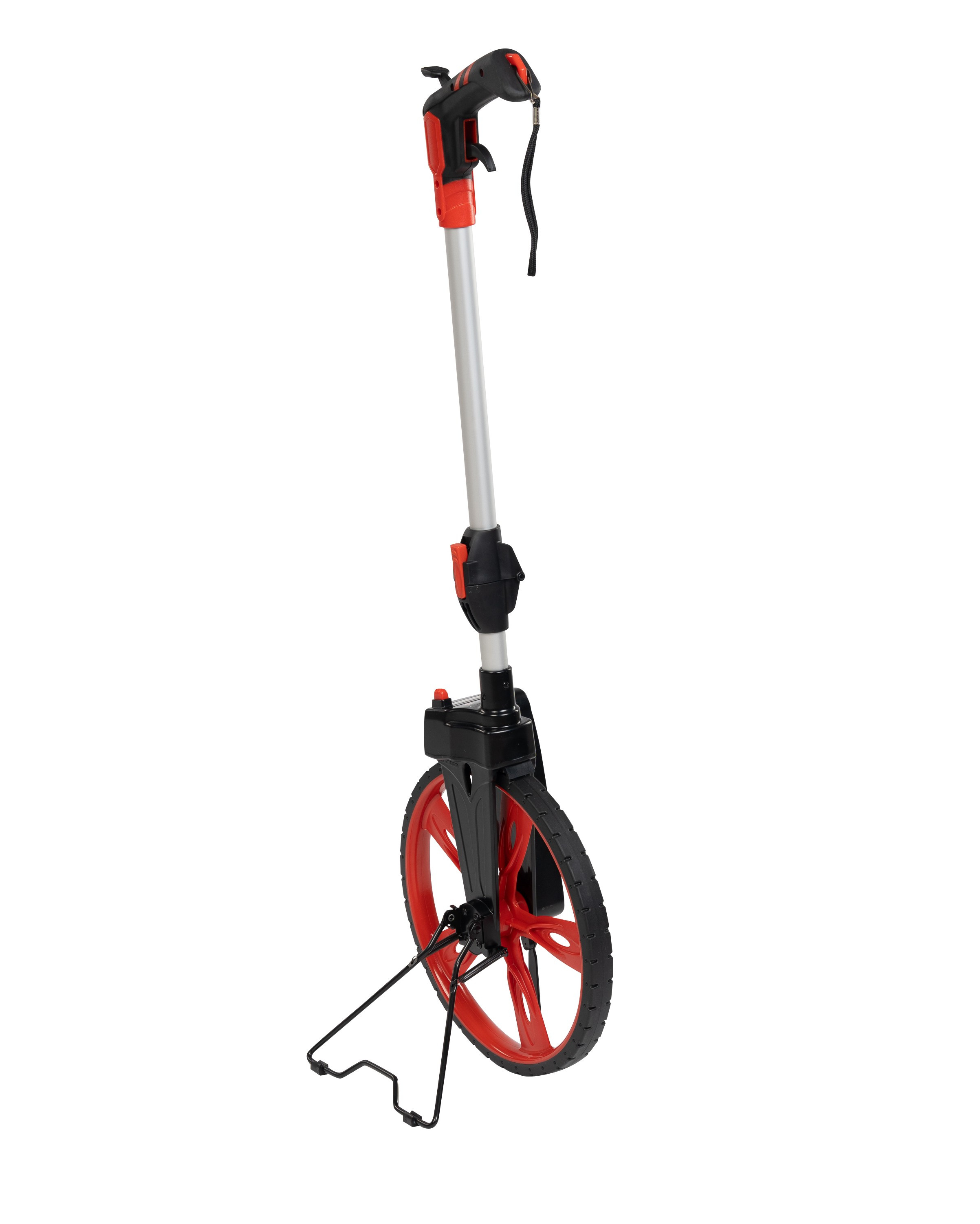 Rolltacho RT-08 von der Seite auf Abstellbügel stehend