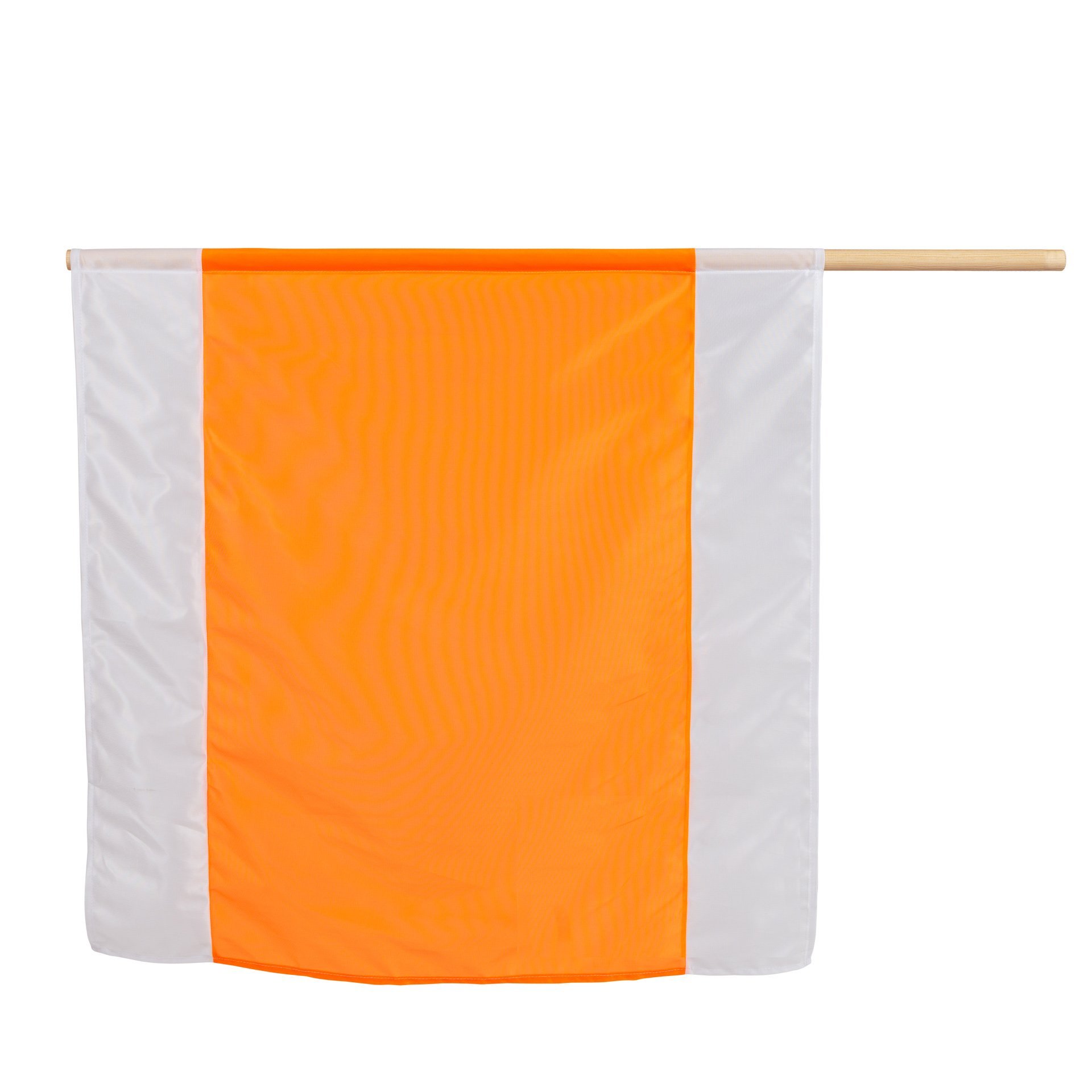 NESTLE Warnflagge weiß/orange/weiß, 75x75cm / VPE = 20 Stück (von Nr.  19803000)